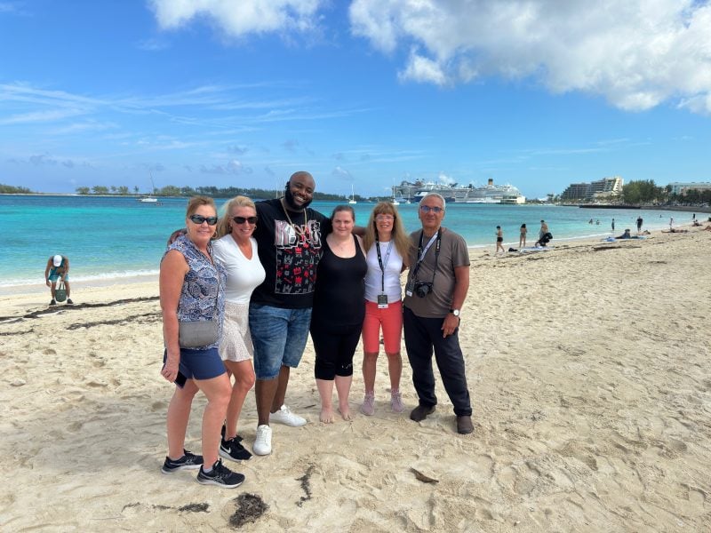 Happy Tour Guests